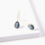 azure drop earrings