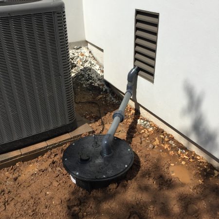 Irrigation from crawlspace
