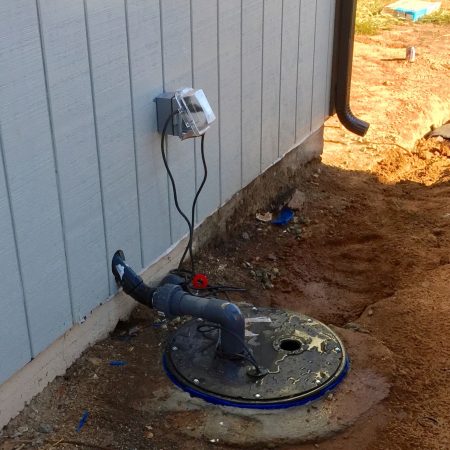 GWF Tank installed below ground